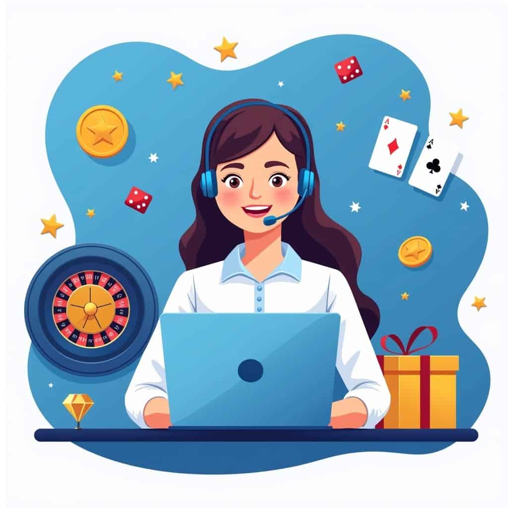 When is online casino support needed?